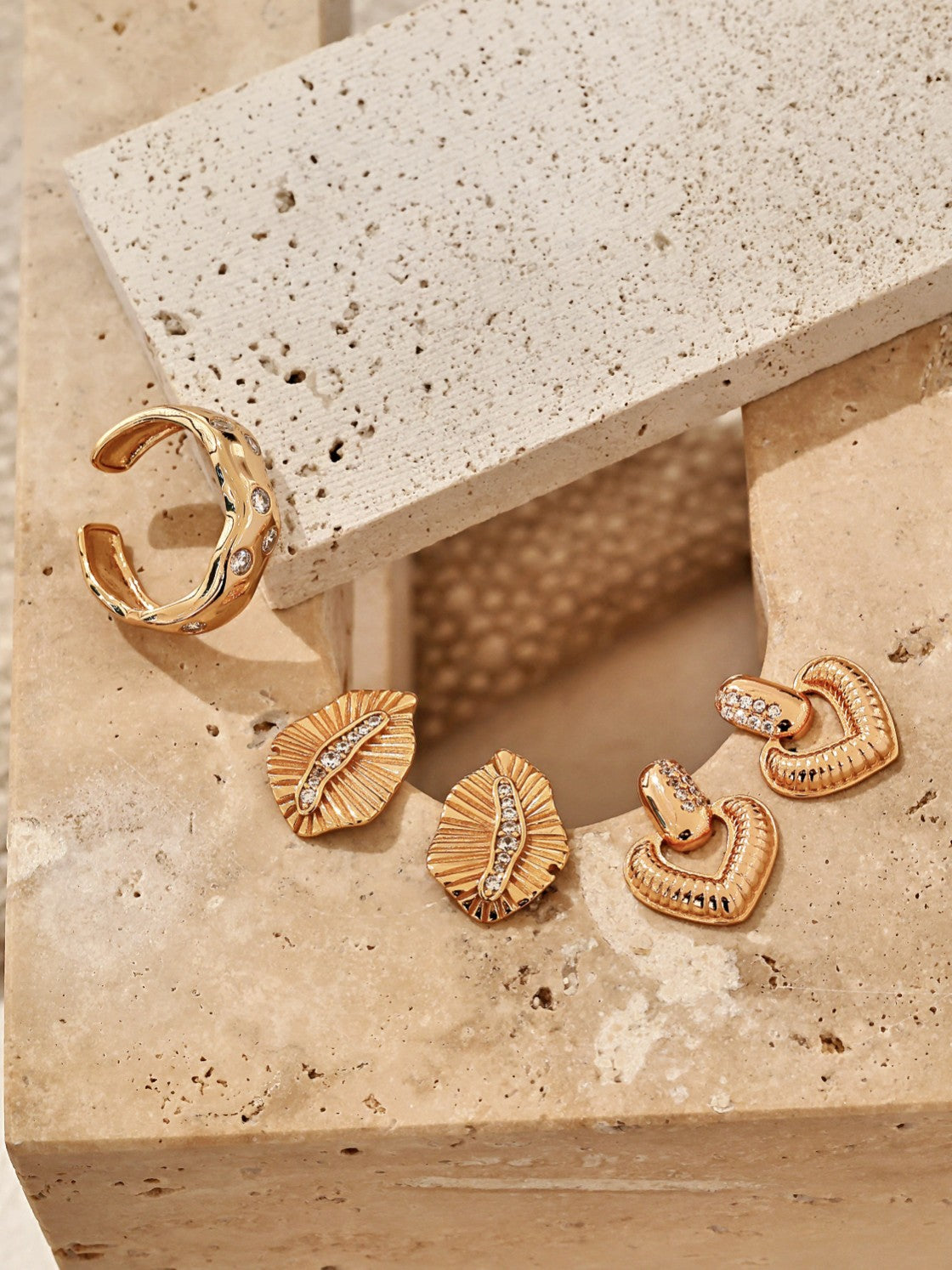 S925 Sterling Silver Vintage Cubic Zirconia Earrings