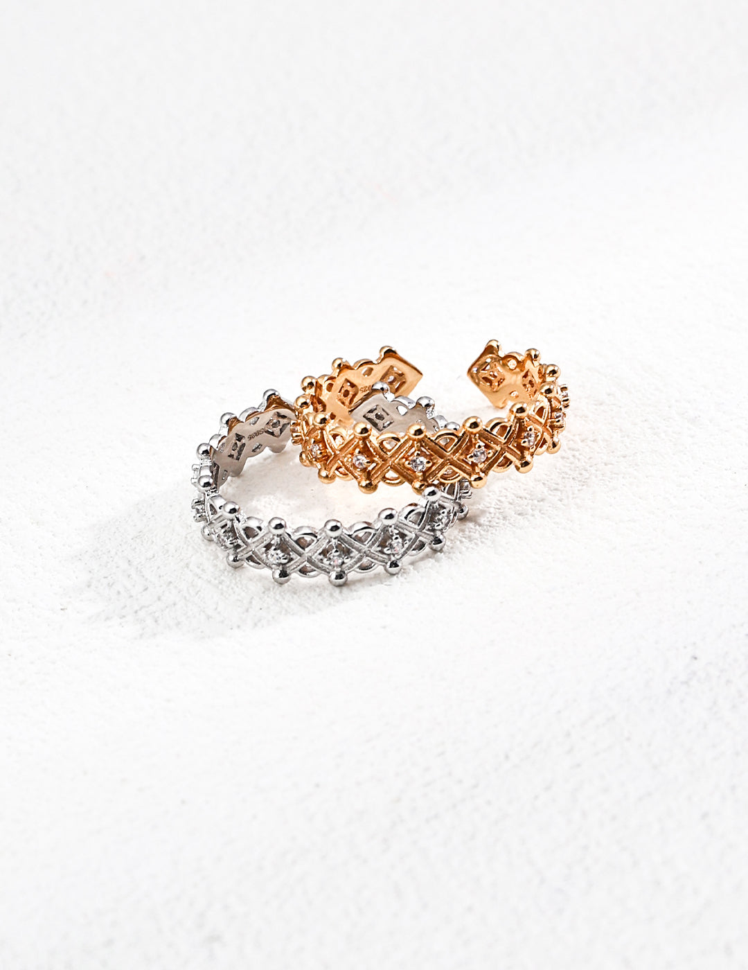 S925 Silver Stylish Zircon Ring