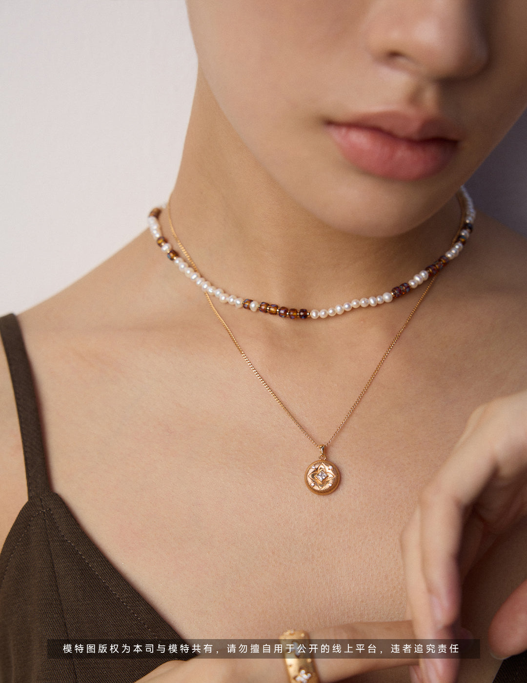 S925 Sterling Silver Vintage Zircon Pendant Necklace