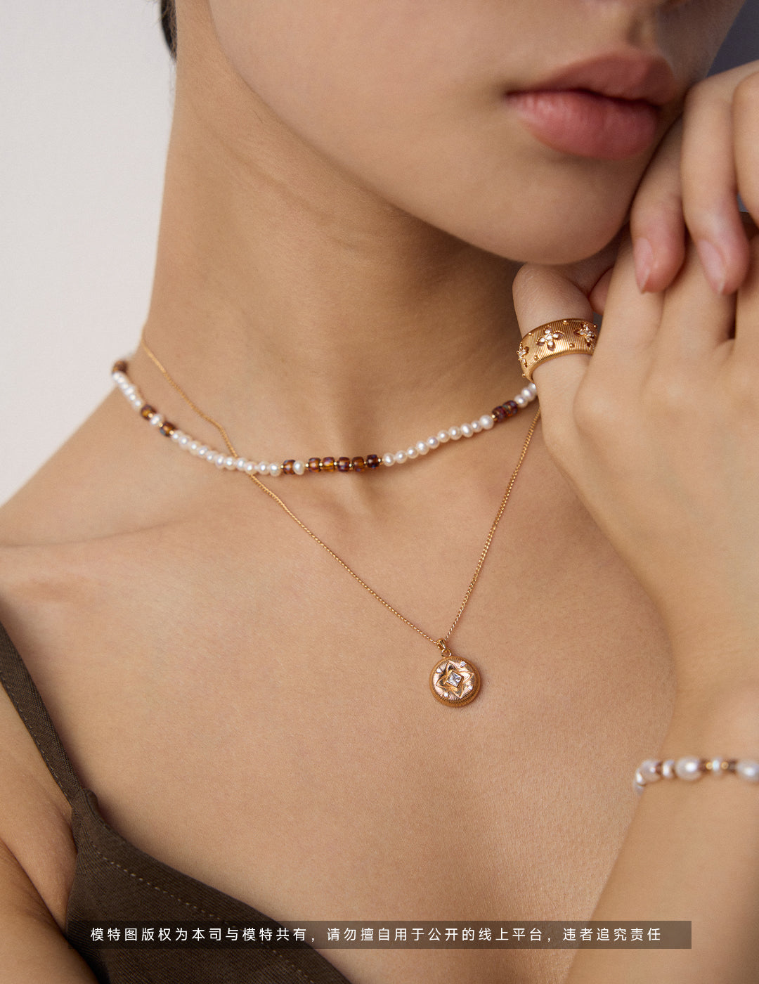 S925 Sterling Silver Vintage Zircon Pendant Necklace