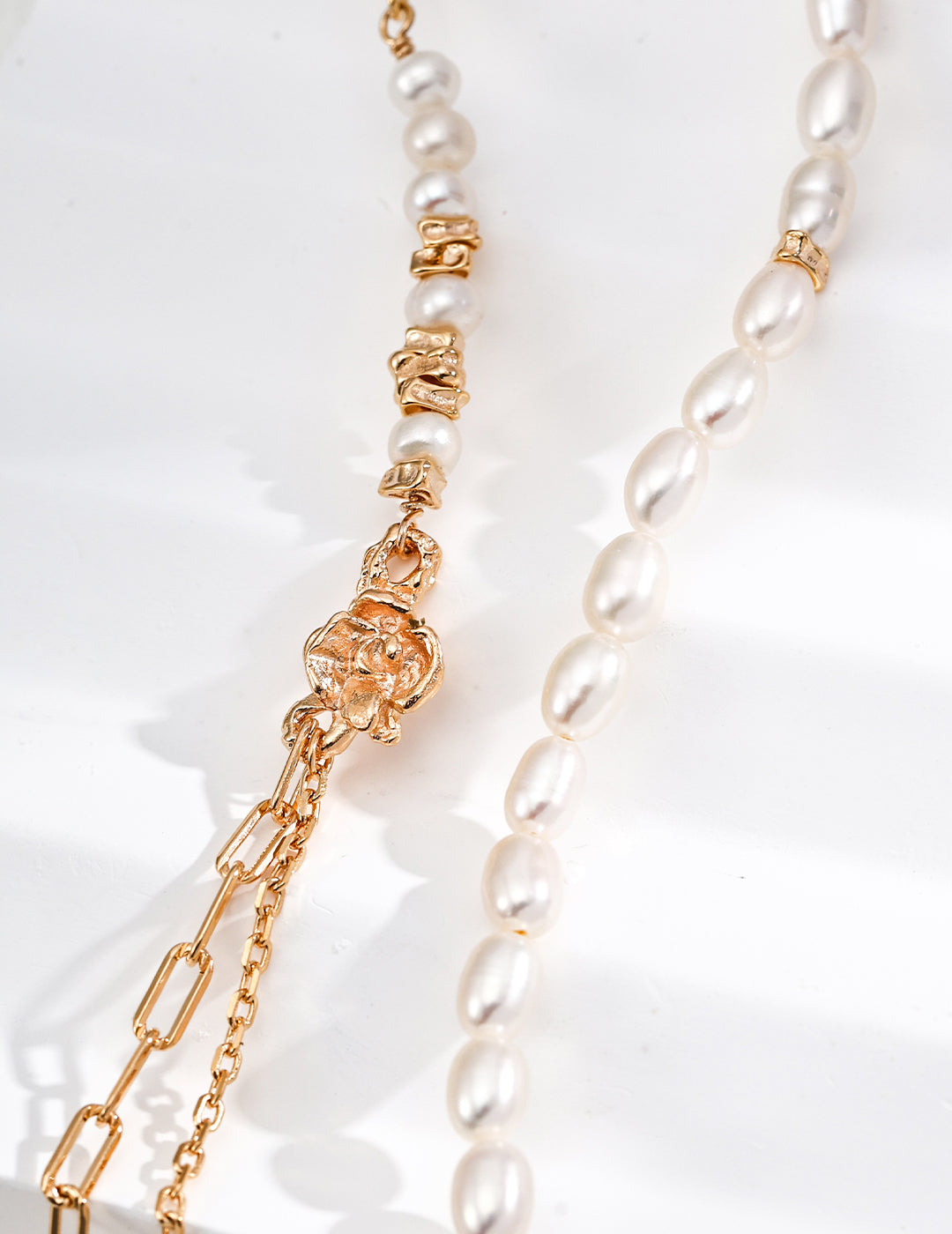 Elegant Vintage S925 Silver Necklace with Natural Pearls
