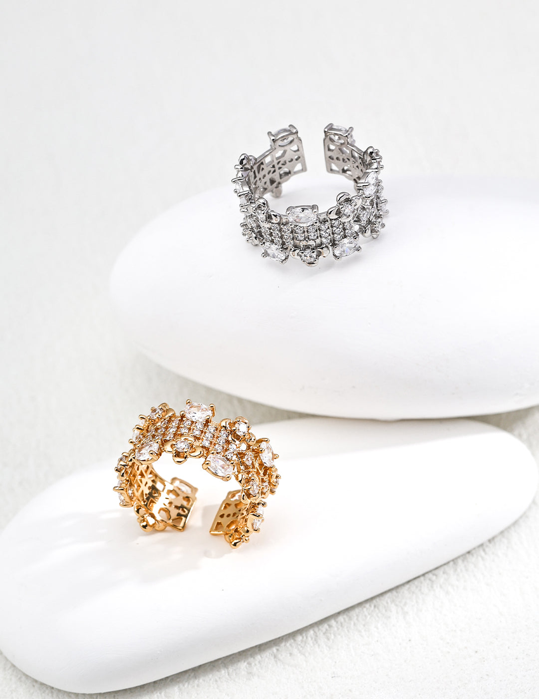 Elegant S925 Silver Ring with Cubic Zirconia