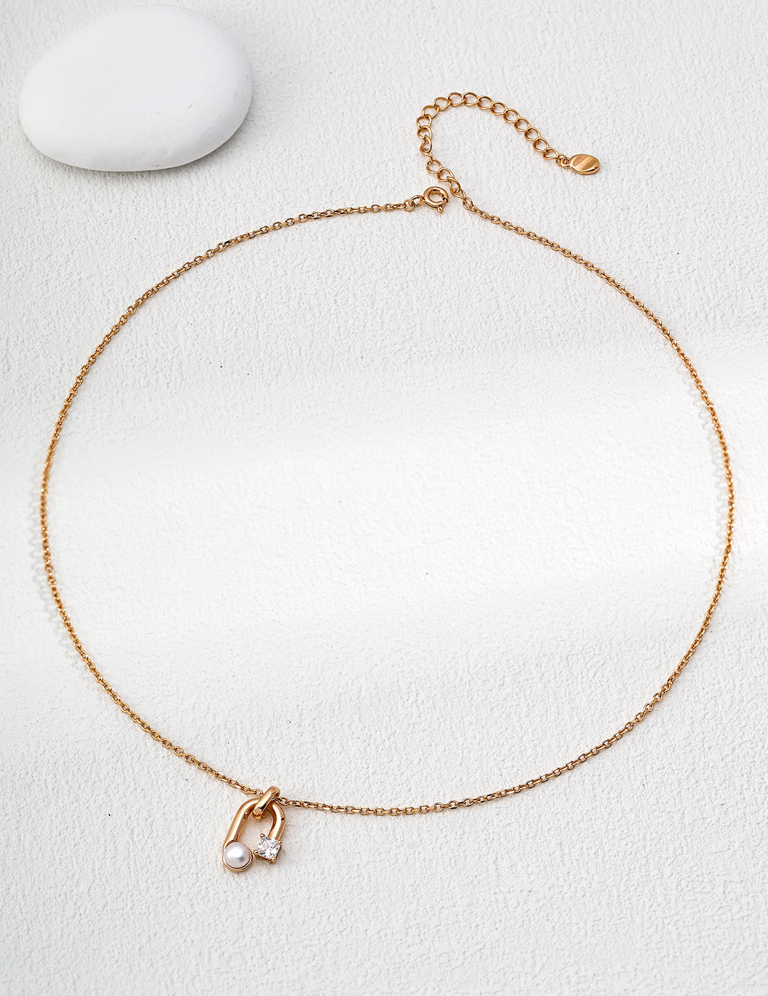 S925 Silver Minimalist Natural Pearl Necklace