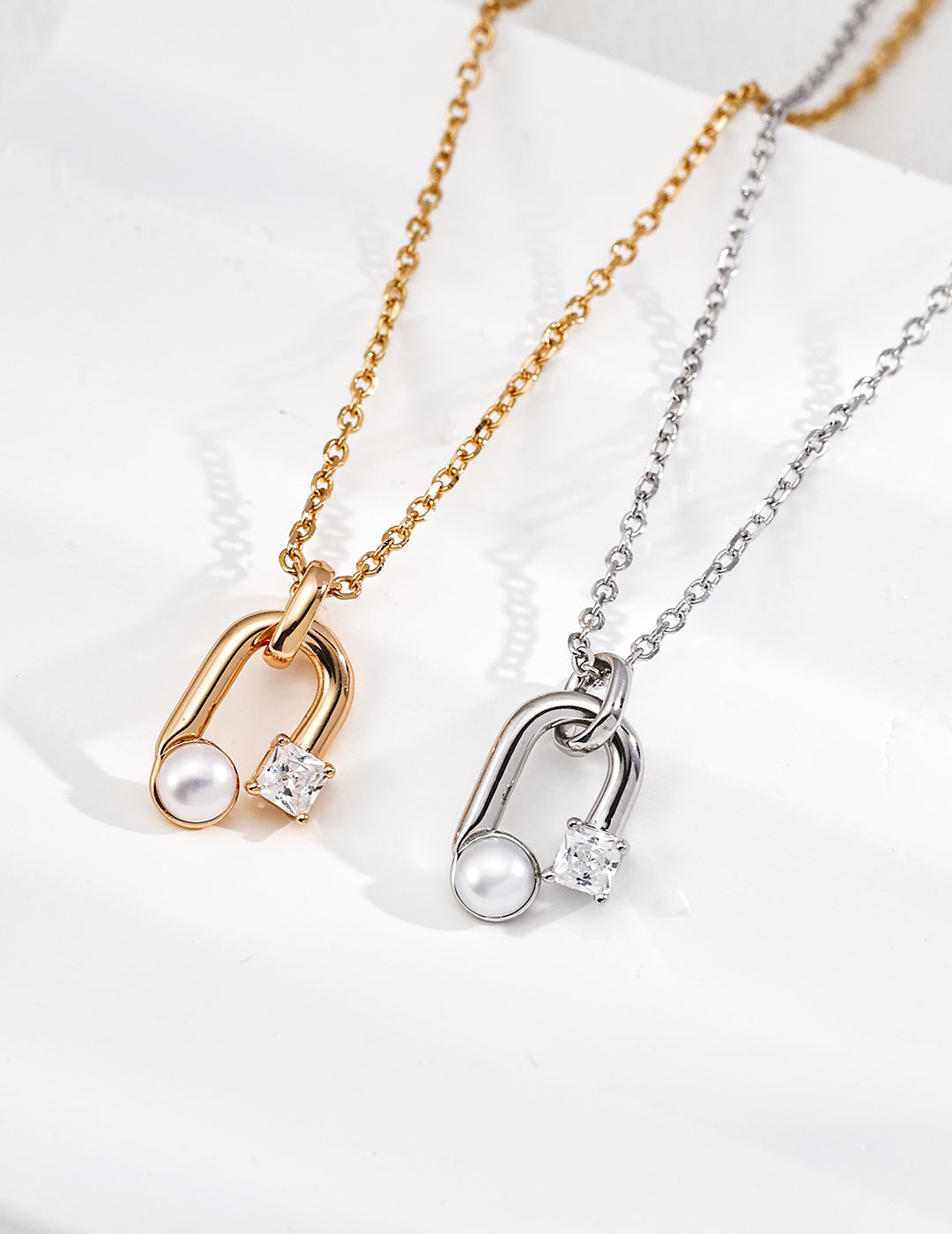 S925 Silver Minimalist Natural Pearl Necklace