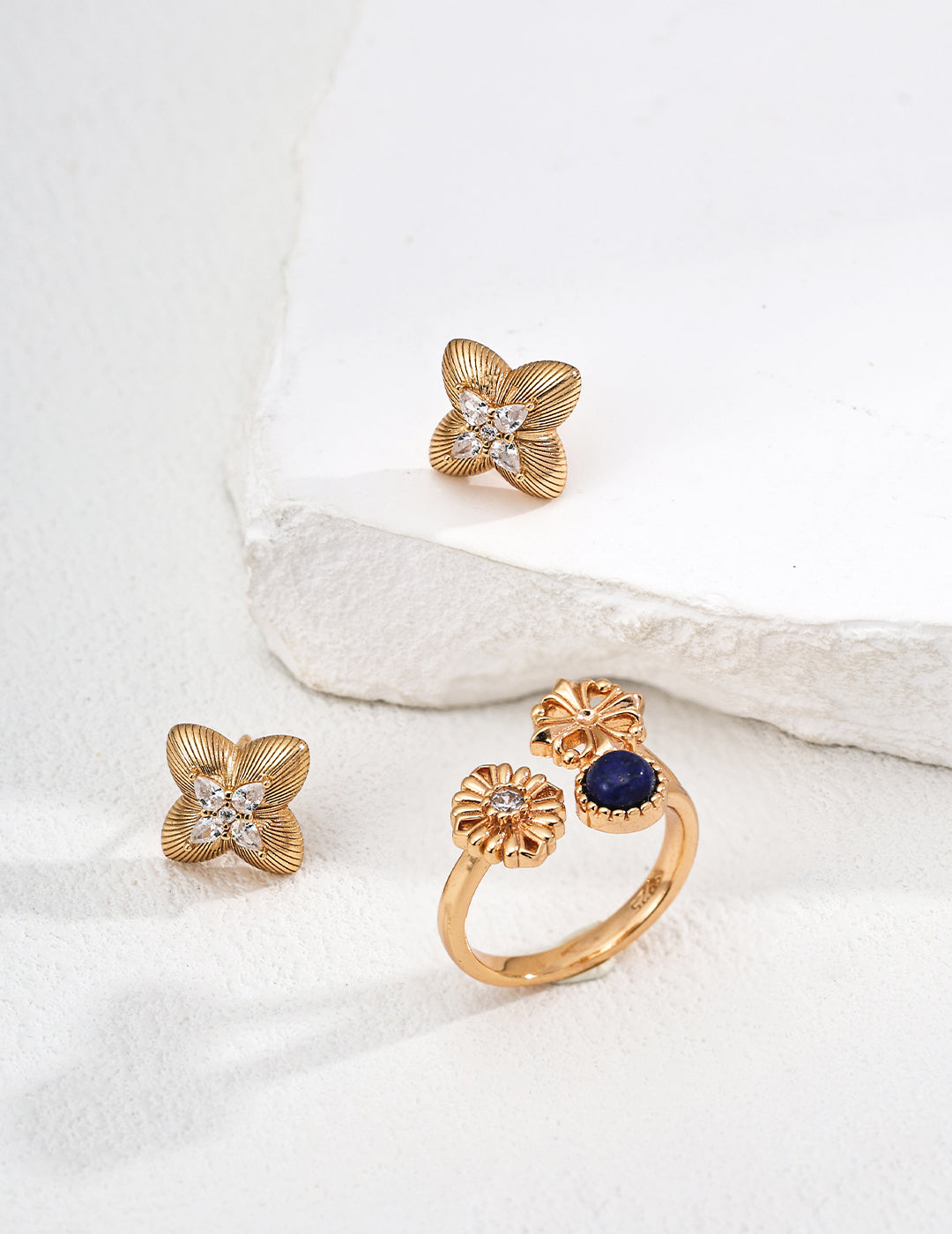 four-leaf clover earrings
