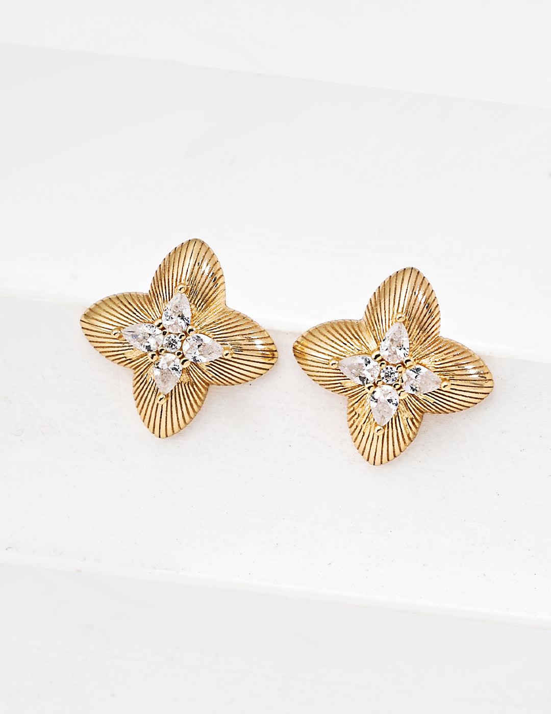 four-leaf clover earrings