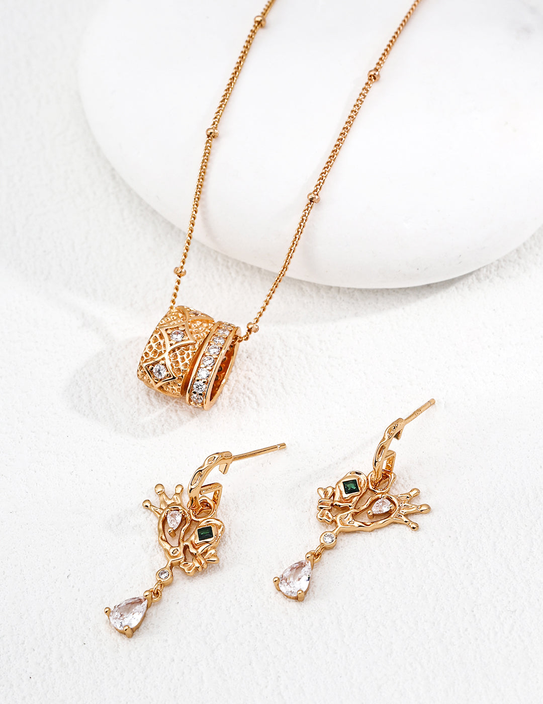 Joker Crown Earrings