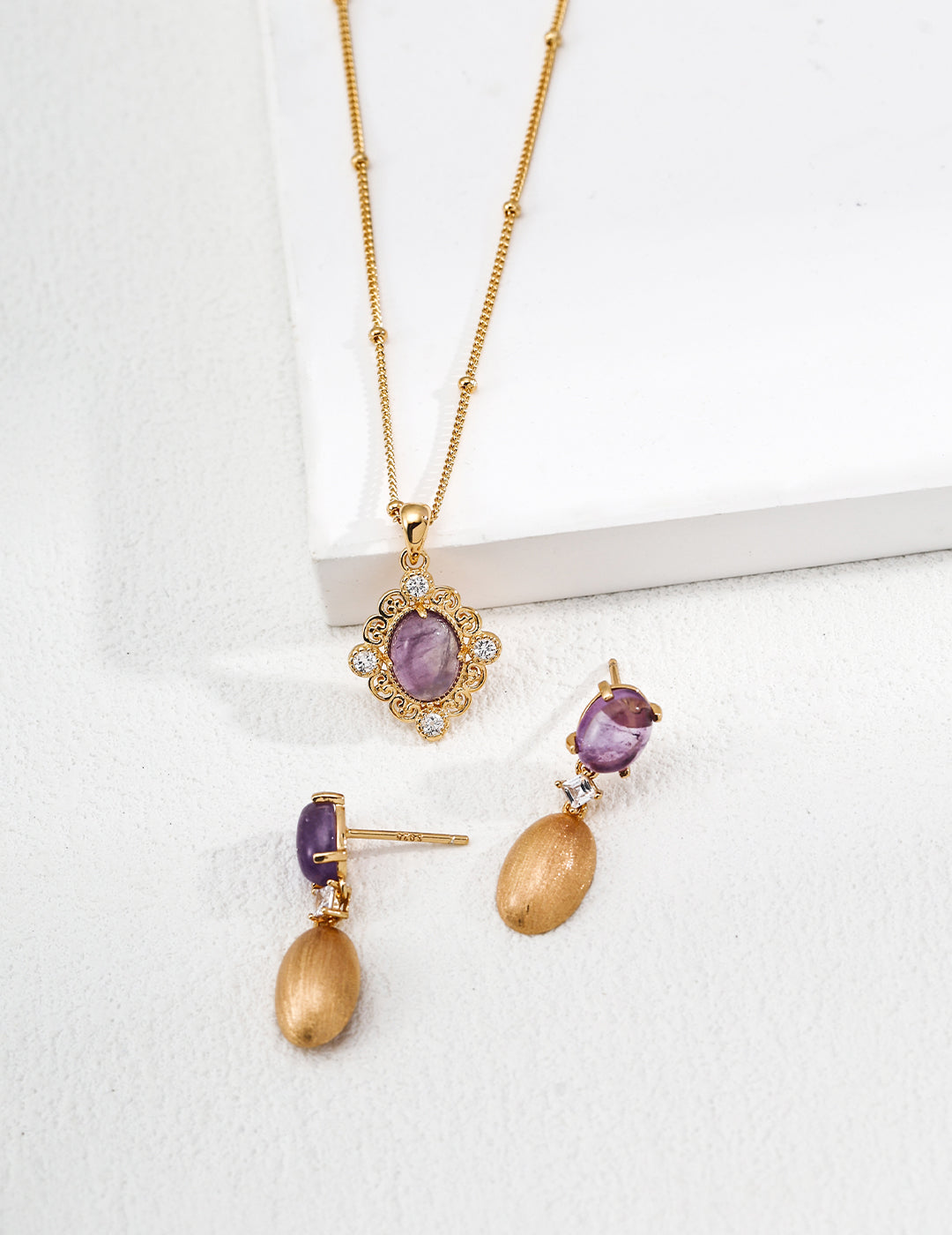 Gothic Lace Pattern Earrings