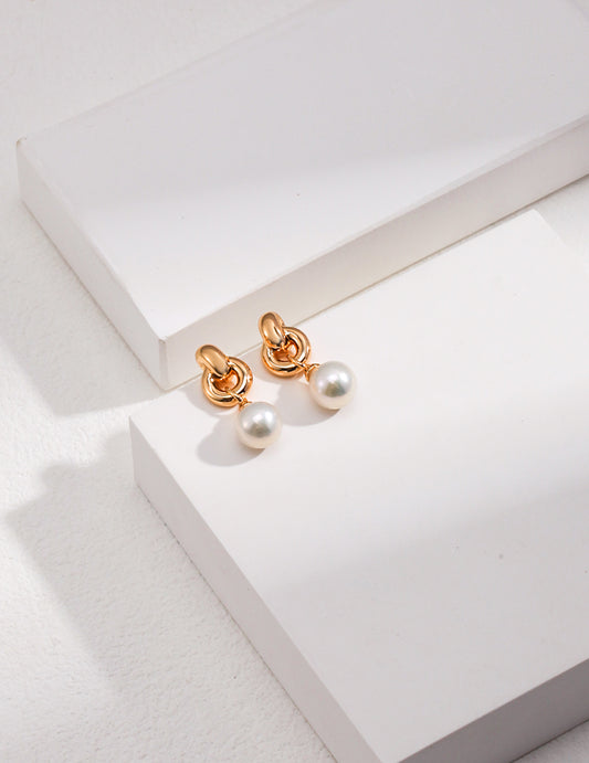 Sterling Silver Pearl Earrings