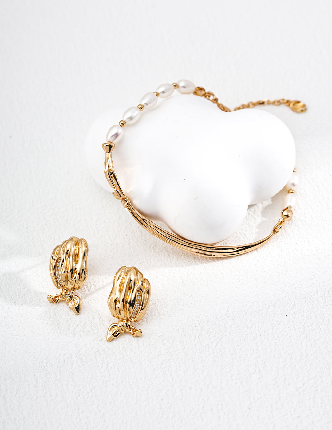 S925 Sterling Silver Natural Pearl Bracelet