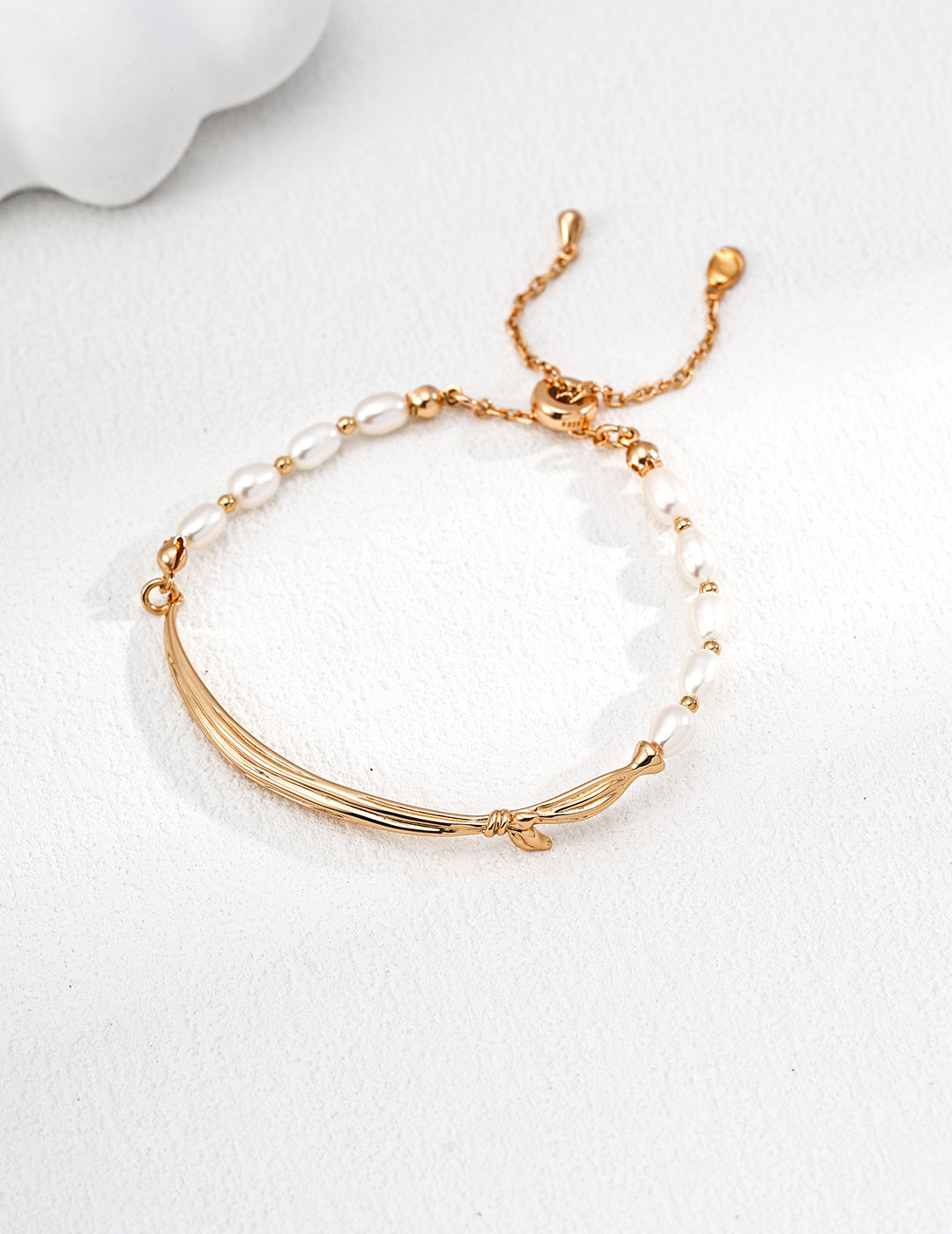 S925 Sterling Silver Natural Pearl Bracelet