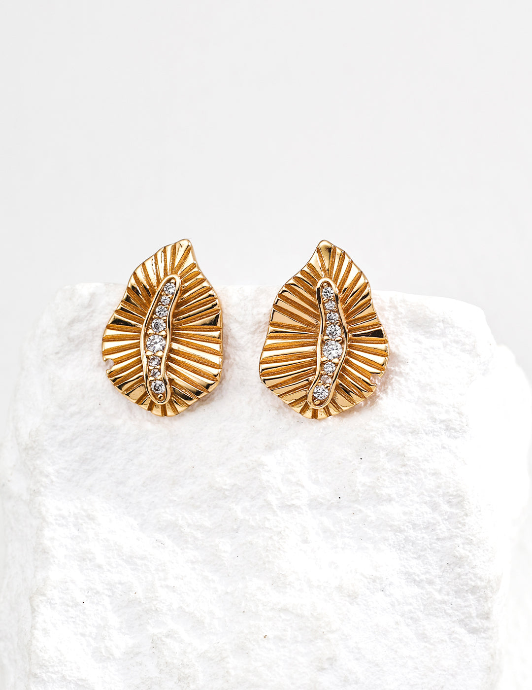 S925 Sterling Silver Vintage Cubic Zirconia Earrings