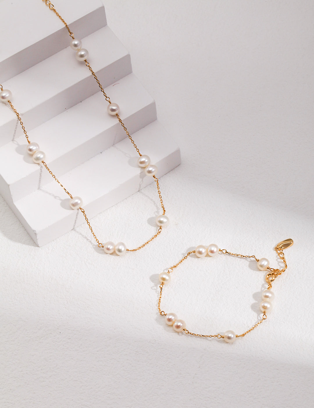 Sterling Silver Pearl Necklace