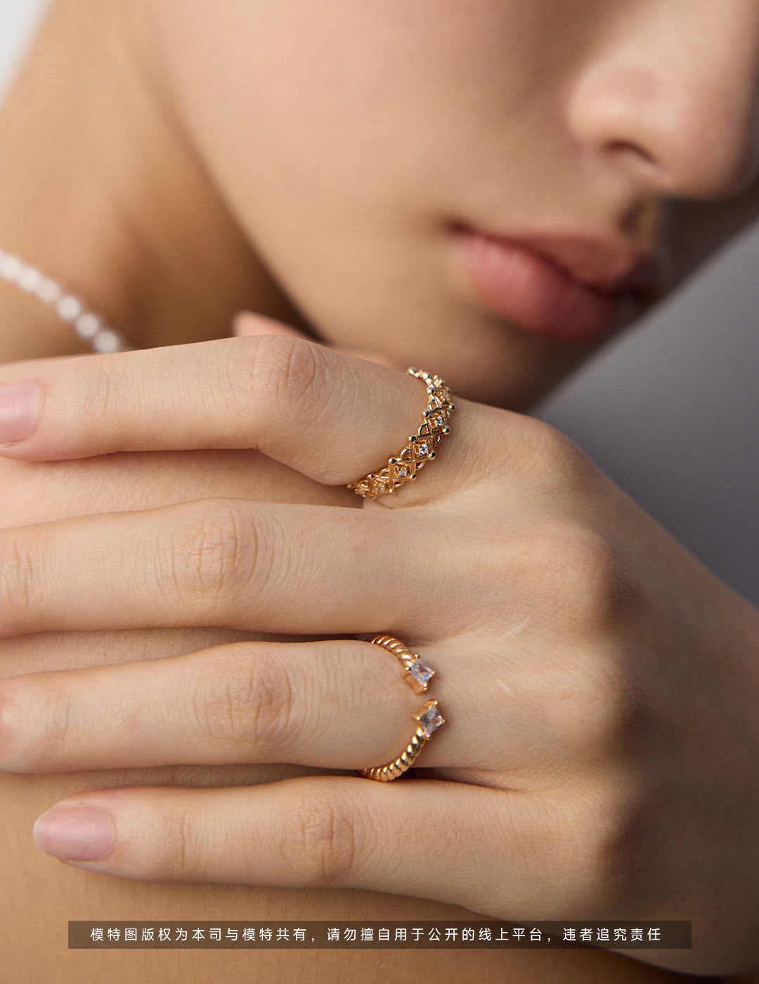 S925 Silver Stylish Zircon Ring