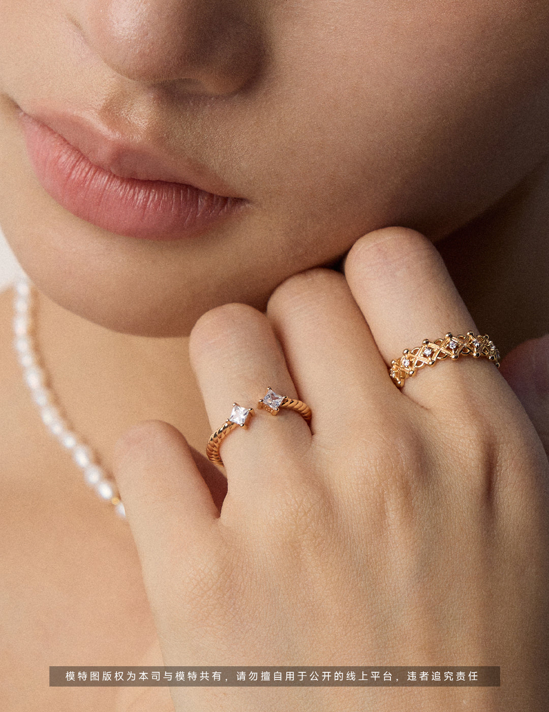 S925 Silver Stylish Zircon Ring