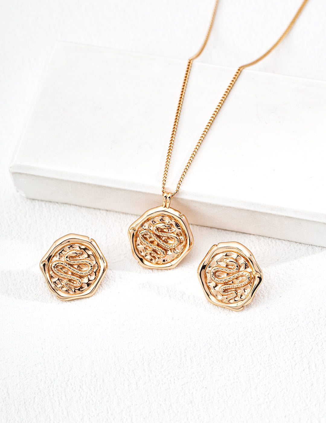 S925 Silver Vintage Snake-Year Chinese Style Necklace