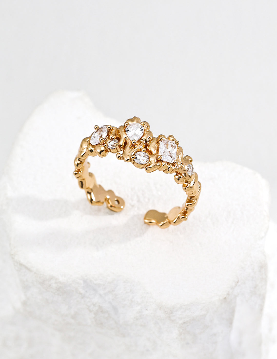 Lava Flow Zircon Ring