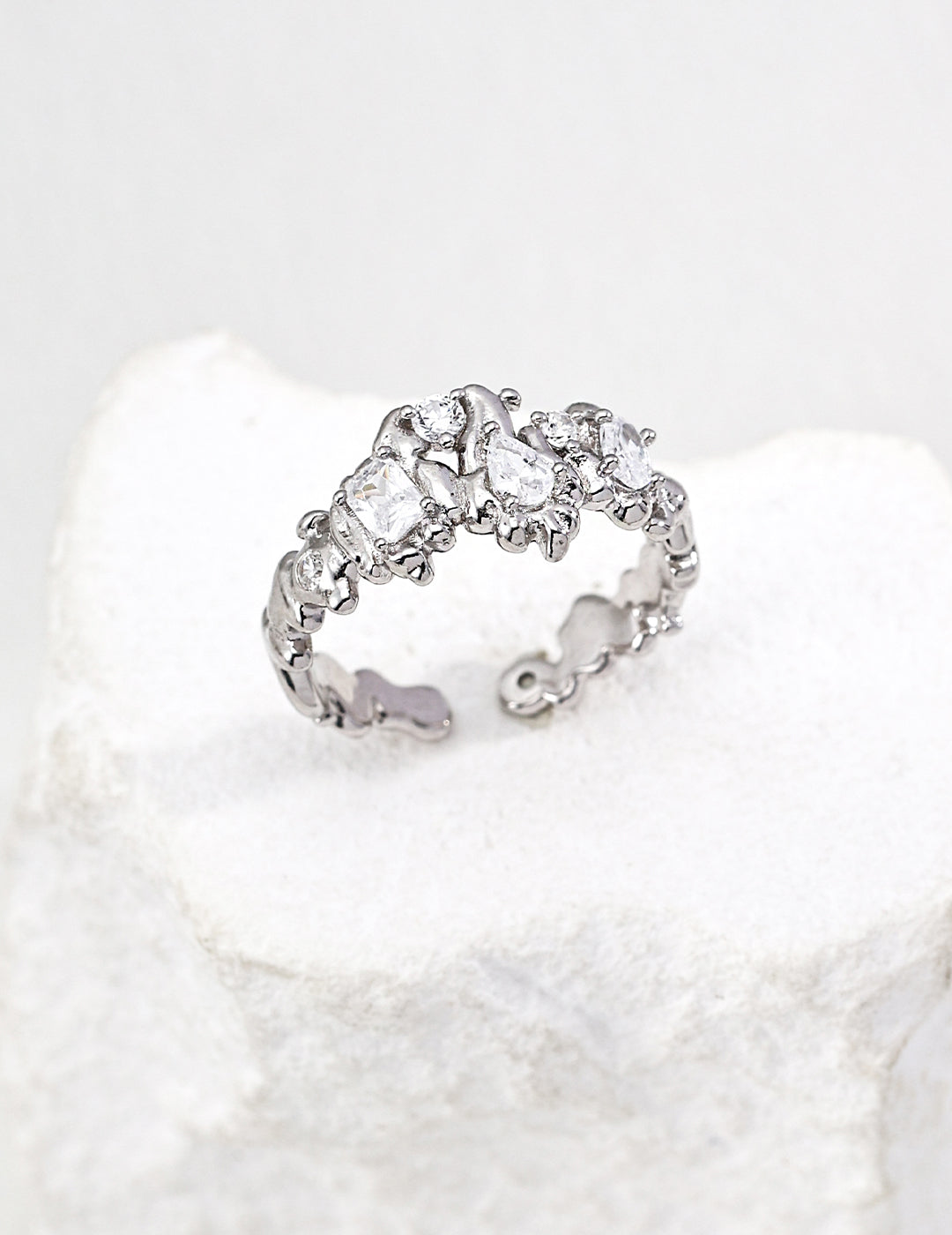 Lava Flow Zircon Ring